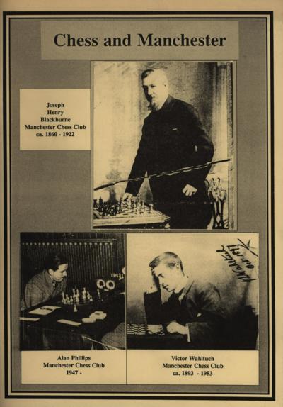 Cover of MDCA Centary Book "Chess and Manchester"